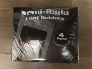 (200) BCW Card Holder 1 Semi-Rigid Holders For Graded Card Submissions