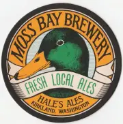 Hale's Ales Moss Bay Brewery Beer Coaster Seattle WA
