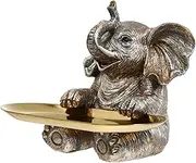 Cabilock 1 Set Resin Elephant Tray Resin Elephant Model Resin Elephant Ornament