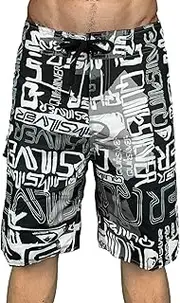 [Generic] Mens Swim Shorts Long and Fitness Sports Plus Size Five Quick Drying Beach Pants Shorts Beach Shorts Mens with Pockets