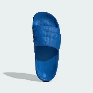 【adidas 愛迪達】拖鞋 男鞋 運動 三葉草 ADILETTE 22 藍 IF3662