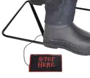 Home Accents Holiday Halloween "Step Here" Pad Animatronic Activator Home Depot