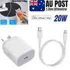20W PD Fast Charger USB C To iPhone Cable For Apple 14 13 12 iPad Power Adapter