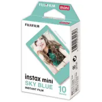 在飛比找PChome24h購物優惠-富士 instax mini 底片 天空藍 一入/10張 拍