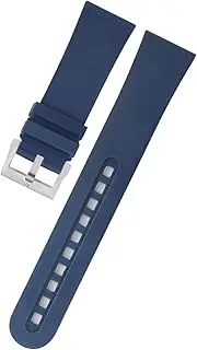 [KAVJU] 23mm Rubber Silicone Watch Band For Blancpain Fifty Fathoms Replacement Soft Strap Sports Wrist Bracelet Watch Accessories Parts