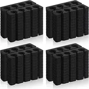 Potchen 300 Pcs Toe Separators for Nail Polish Bulk Toe Separator Pedicure Correct Foot for Men Women Nail Polish Comfy Soft Pedicure Supplies (Black)