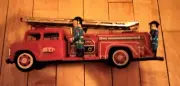 Voitur MF718 Friction Tin Litho Fire/Ladder Truck New in Original Box
