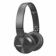 TODO Bluetooth 5.0 Stereo Headphones Wireless Foldable - Black