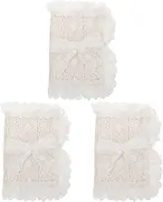 jojofuny 3pcs A5 Book Cover Washable Fabric Textbook Cover Decorative Printing Protective Sleeve Book Pouch