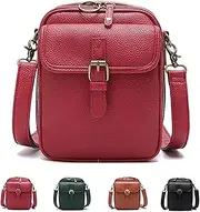 [Generic] Tojoyride Crossbody Bag, Tojoyride Crossbody Leather Bags, Vintage Anti Theft Purse, Messenger Bag Large Capacity with Multiple Compartments and Card Slots
