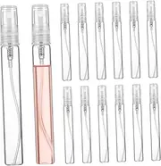 ELAYARD 30pcs Clear Glass Spray Bottles Refillable Containers for Essential Oils Perfumes Makeup Sprays Portable Travel Toiletry for Daily Use and Business Trips