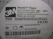 3M 426U Dust Free Hookit 6 inch 240 Grade Discs #49471 50 ct.