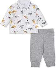 [Kissy Kissy] Baby Boys Infant Pups On The Go Print Pant Set