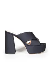Black Sheridan Platform Mules