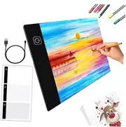 Portable Led Painting Light Pad Tracing White LED Artcraft Light Box Light A5