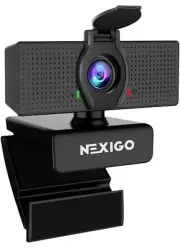 N60 1080P Webcam with Microphone Adjustable FOV Zoom Software Control Privacy