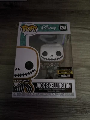Jack Skellington gingerbread Funko Pop Christmas Disney Hot Topic Exclusive