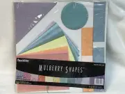 Mixed Shapes Corners Assorted Scrapbook Craft Card Stock Paper Pack Bundle