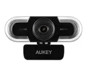 AUKEY Webcam 2K HD with Auto Light Adjustment, Manual Focus and Mic, Live Stream
