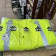 High Visibility Reflective Winter Safety Jacket Insulated Parka Ansi Compliant