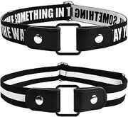 [Drwosm] 2 Pieces Elastic Belt Children Without Buckle Belt for Children Boys and Girls Buckle-Free Children's Belt Adjustable Invisible Stretch Belt for Jeans Trousers Dress for 5-15 Years Children, Mixed