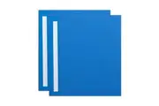 2x Marbig Deluxe PE 50mm 4D-Ring Binder A4 File Organiser Document Holder Blue
