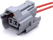 1 Pc 2 Pin Sumitomo Nippon Fuel Injector Plug Waterproof Male Female Connector Wire Harness with Cable 6189-0060 6180-2405 (Color : 2P Female A, Size : 1 Pc with 15cm Wire)