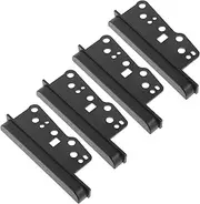 MOLUCKFU 4pcs Door Speaker Wiring Harness Set for Car Stereo Installation Pp Material Dash Trim Bezel for Double Din Kit