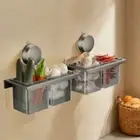 Carbon Steel Fruit Food Storage Box Ginger Garlic Storage Baskets Bathroom