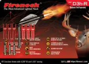 FIRENOCK Hunting lighted nock D D3h-R standard arrows (Standard package)