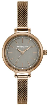 Kenneth Cole KC50065006 Light Grey Dial Rose Gold Stainless Steel Women's Watch