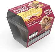 Doggie Dippers™ Pot - Cranberry - are a World-First Interactive Dog Treat. Blending Gluten and Wheat Free Carob and Coconut Biscuits with Our Carob Flavoured Peanut Butter
