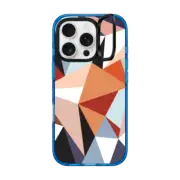 iPhone 16 Pro Impact Ring Stand Case MagSafe Compatible Abstract Desert Geo