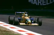 Michael Schumacher In The Benetton Cosworth OLD PHOTO