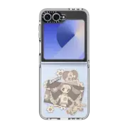 Galaxy Z Flip6 Clear Case monochrome