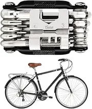 Bike Multi Tool, Bike Tool Kit Set, Tire Levers Cycling Tool MultiTools 16 in 1 Cycle, Motorcycle Accessories Multifunction Chain Breaker Li