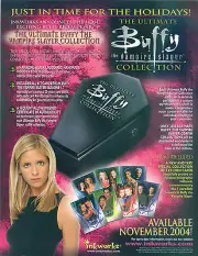 BUFFY THE VAMPIRE SLAYER ULTIMATE COLLECTION 2004 PROMOTIONAL SELL SALE SHEET TV