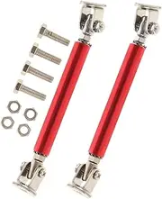 SEWOART 2pcs Front Splitter Rods Adjustable Car Front Strut Assembly Stainless Steel Strut Rods for Cars