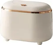 Desktop Trash Can, Press Garbage Bin for Tables, Creative Light Luxury Tabletop Trash Can Wastebasket for Desk, Kids Room, Home, Living Room, and Car Interior