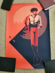 Craig Drake "Spike" Red - 47/50 - Cowboy Bebop Screenprint - HGC
