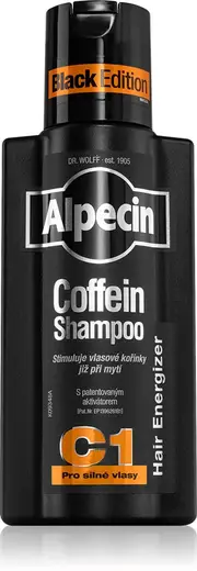 Alpecin Shampoo C1 Black Edition with caffeine for men, hair growth stimulant 250 ml