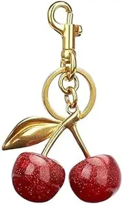 [HieoAnir] Cherry Keychain Bag Purse Charms For Handbags Cherrys Accessories
