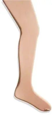 New BLOCH Endura Ballet Tights For Children Kids Footed Sz Large Light Tan