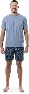 [Wrangler] Men's Jersey Top and Micro-Sanded Cotton Shorts Pajama Sleep Set