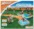 BANZAI AQUA DRENCH 3 IN 1 SPLASH PARK W/ POOL SPRINKLER AND WATERSLIDE