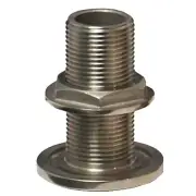GROCO 2" STAINLESS STEEL THRU-HULL FITTING WITH NUT TH-2000-WS