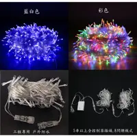 在飛比找蝦皮購物優惠-台灣現貨 戶外工程 110V插電 10米100燈 USB L