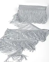 Silver Fringe Trim by Alice crafts