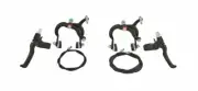 ALTALINE FRONT OR REAR BRAKE SET BLACK FOR FIXIE/RACING BICYCLES.