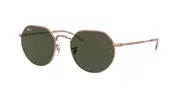 Ray-Ban RB3565 Jack Asian Fit 920231 Men's Sunglasses Gold Size 53